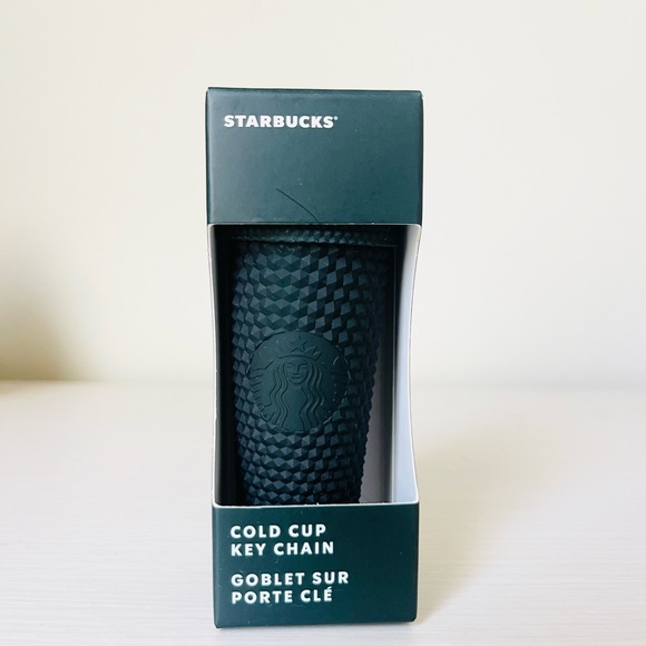 Starbucks Accessories - Starbucks Matte Dark Green Cup Keychain